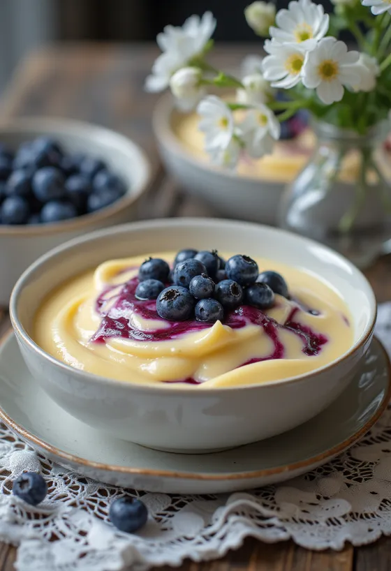 Saus vanila blueberry