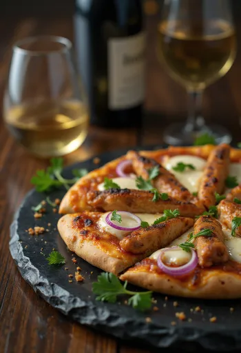Pizza Ethiopian Style disajikan